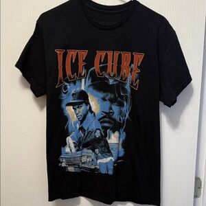 Ice Cube Black Graphic T-Shirt Unisex Size Medium